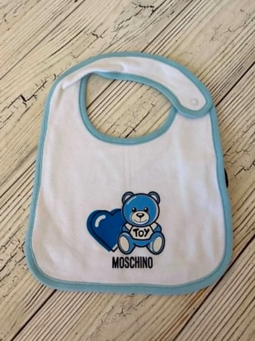 Moschino Baby Bodysuit Set With Hat And Bib - Size 1-3 M
